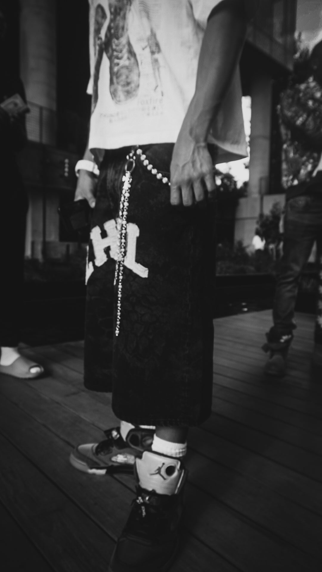 LESS HATE MORE LOVE JEAN SHORT